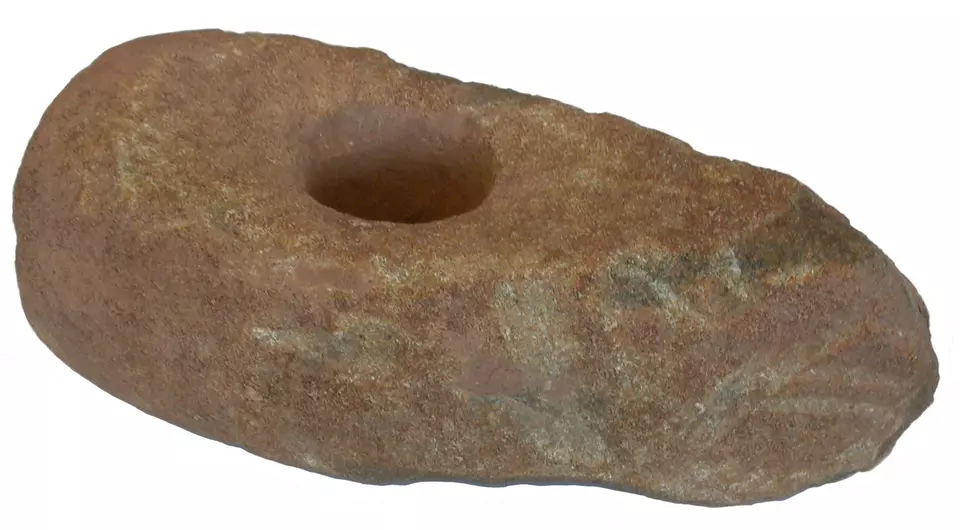 Perforated stone axe-hammer, Late Neolithic or Early Bronze Age battle-axe, c. 2500-1800 BC