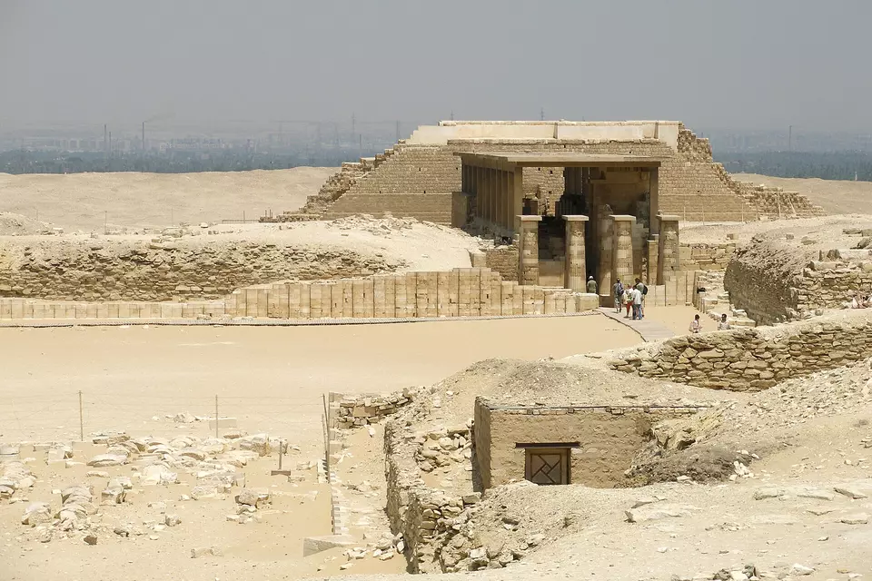 Necrópolis de Saqqara, antiguo cementerio de la realeza egipcia cerca de Menfis, en el Antiguo Egipto