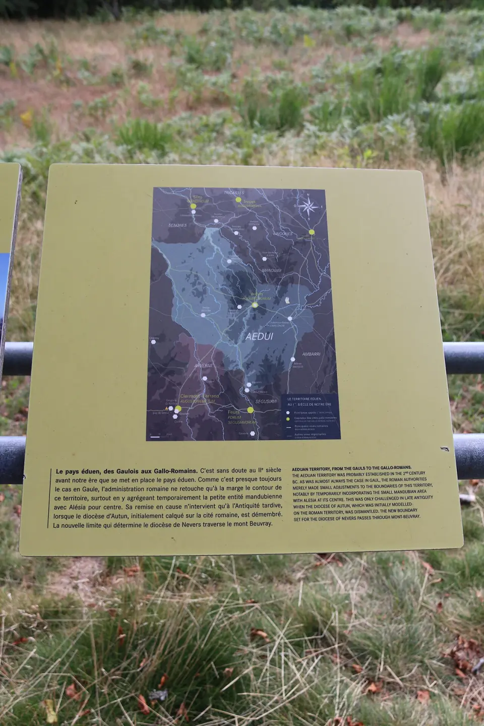 Aménagements de l'oppidum gaulois du mont Beuvray